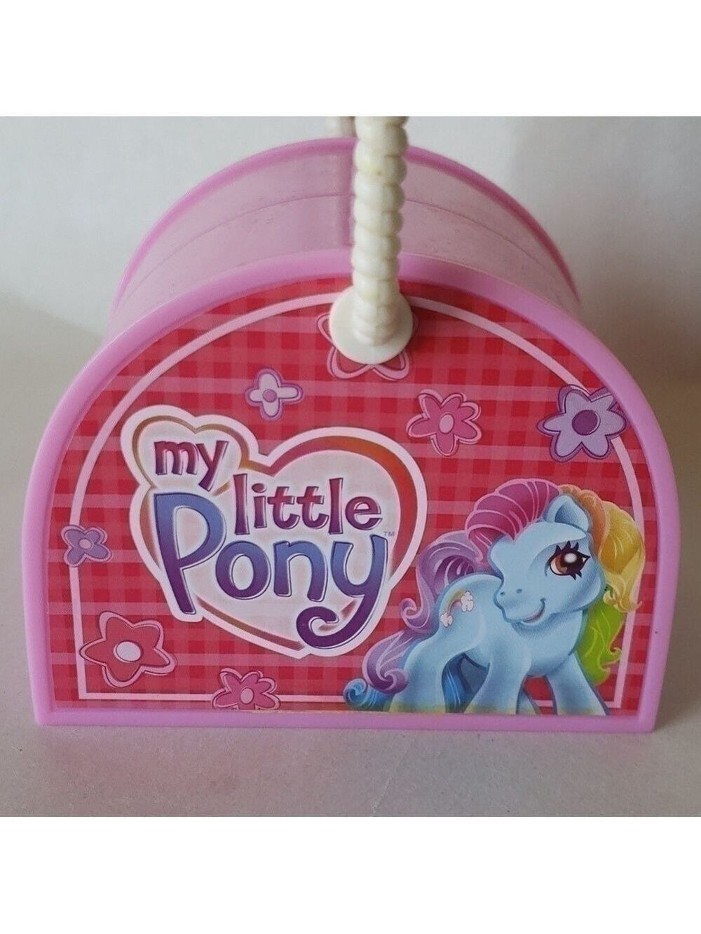 My Little Pony Hard Case Toy Carrier With  Horse Plastic 2004 Hasbro Decc Pac - Picture 3 of 16